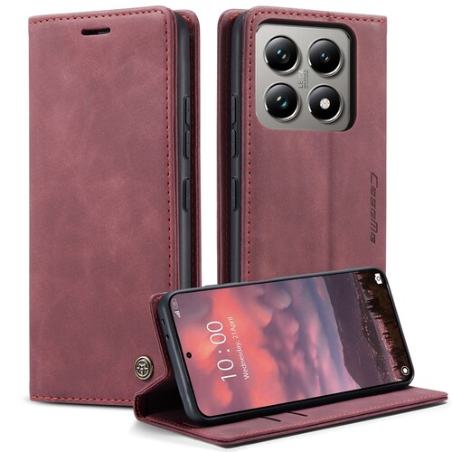 CASEME Handy Tasche f�r Xiaomi 14T PRO Wallet 013 Series Klapp H�lle Business 