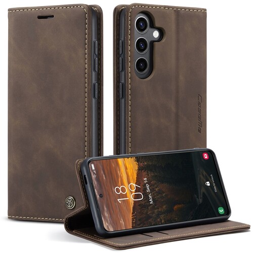 CASEME Handy Tasche f�r Samsung Galaxy S24 FE Wallet 013 Series H�lle Klapp Etui 