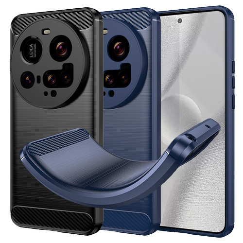 TPU H�lle f�r Xiaomi 15 ULTRA Carbon Fiber Skin Brushed Schutzcover Soft Case