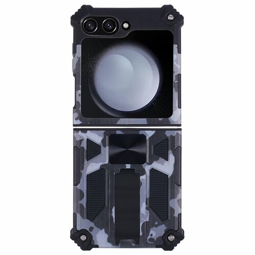 Outdoor H�lle f�r Samsung Galaxy Z Flip7 FE | Z Flip6 Camouflage Shock Cover 
