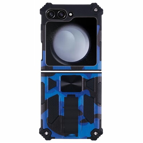 Outdoor H�lle f�r Samsung Galaxy Z Flip7 FE | Z Flip6 Camouflage Shock Cover 