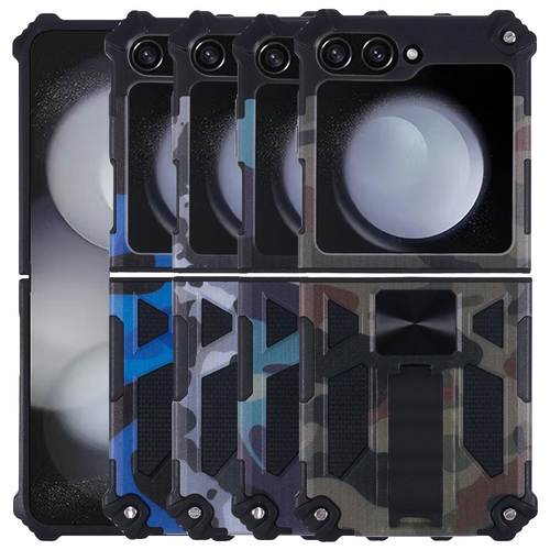 Outdoor H�lle f�r Samsung Galaxy Z Flip7 FE | Z Flip6 Camouflage Shock Cover
