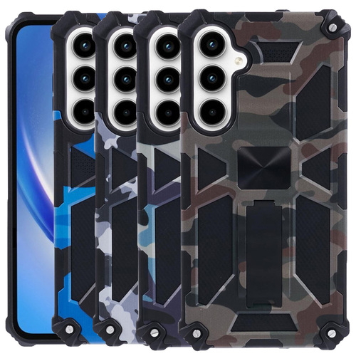 Outdoor H�lle f�r Samsung Galaxy A56 Camouflage Shockproof Schutz Armor Cover