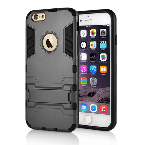 Outdoor Case f�r Apple iPhone 6 6S Silikon Hybrid Fashion Stand