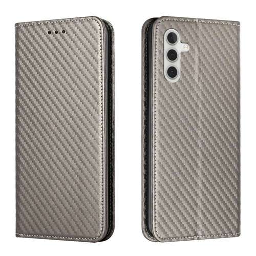 Handy Tasche f�r Samsung Galaxy S25 PLUS Carbon Fiber Wallet H�lle Magnet Etui 