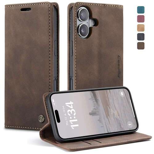 CASEME Handy Tasche f�r Apple iPhone 17 Wallet 013 Series Klapp H�lle Business 