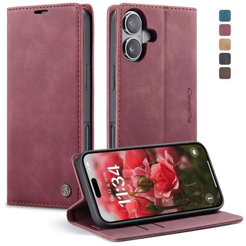 CASEME Handy Tasche f�r Apple iPhone 17 Wallet 013 Series Klapp H�lle Business 