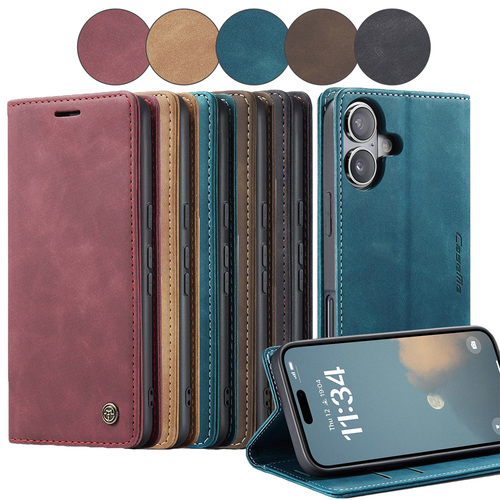 CASEME Handy Tasche f�r Apple iPhone 17 Wallet 013 Series Klapp H�lle Business
