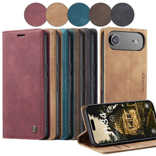 CASEME Handy Tasche f�r Apple iPhone AIR Wallet 013 Series Klapp H�lle Business