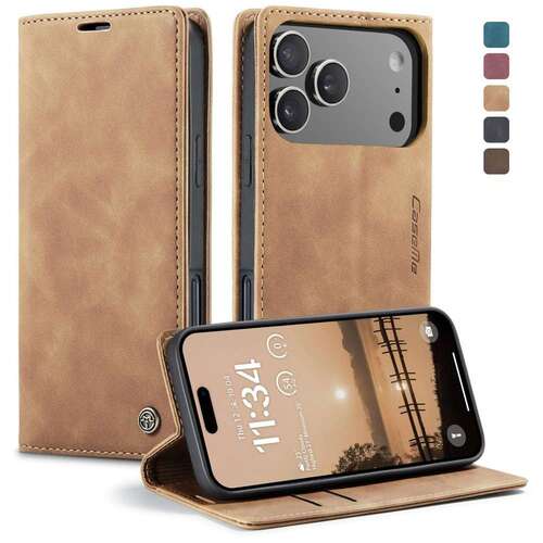 CASEME Handy Tasche f�r Apple iPhone 17 PRO Wallet 013 Series H�lle Klapp Etui 