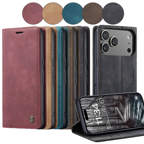 CASEME Handy Tasche f�r Apple iPhone 17 PRO Wallet 013 Series H�lle Klapp Etui