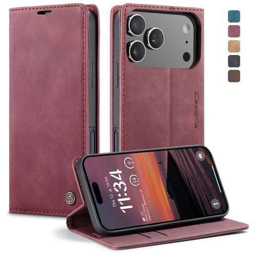 CASEME Handy Tasche f�r Apple iPhone 17 PRO MAX Wallet 013 Series H�lle Etui 