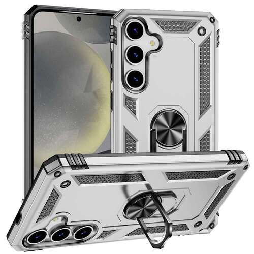 Outdoor H�lle f�r Samsung Galaxy S25 PLUS TPU PC Hybrid Ringhalter Cover Case 