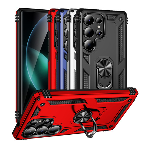 Outdoor H�lle f�r Samsung Galaxy S25 ULTRA TPU PC Hybrid Ringhalter Cover Case