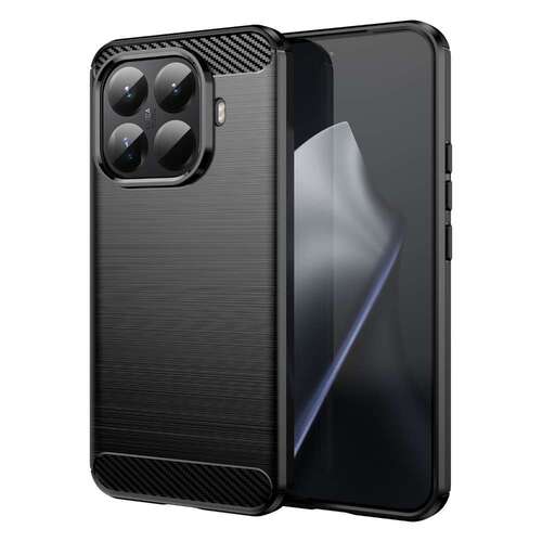 TPU H�lle f�r Xiaomi 15T Pro Carbon Fiber Skin Brushed Schutzcover Soft Case 