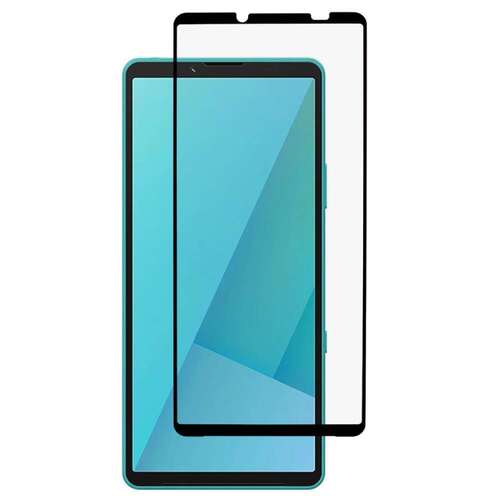 Schutzglas f�r Sony Xperia 10 VII Full Cover Full Glue Tempered Glass Folie Film