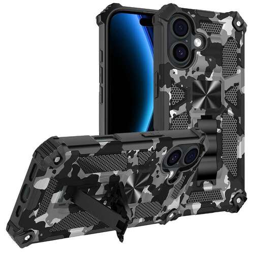 Outdoor H�lle f�r Apple iPhone 17 Camouflage Shockproof Schutz Cover Armor Kick 