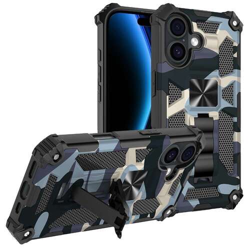 Outdoor H�lle f�r Apple iPhone 17 Camouflage Shockproof Schutz Cover Armor Kick 