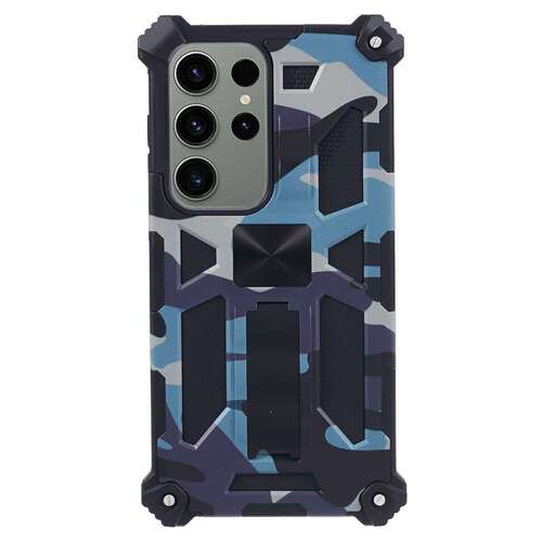 Outdoor H�lle f�r Samsung Galaxy S25 ULTRA Camouflage Shockproof PC Schutzcover 