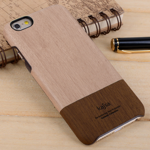 KAJSA Hard Case f�r Apple iPhone 6 6S Wood Grain Pattern Skin Cover