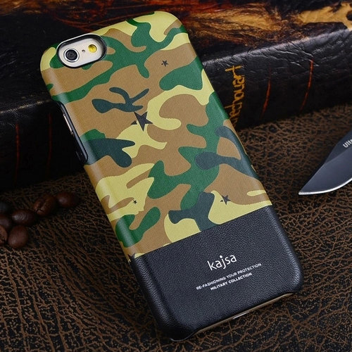 KAJSA Hard Case f�r Apple iPhone 6 6S Camouflage Pattern Army Look Cover