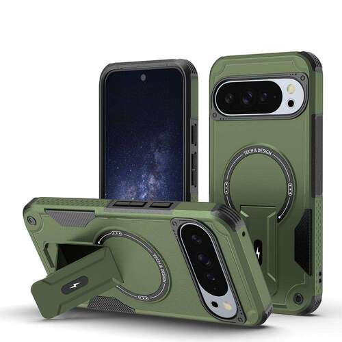 Outdoor H�lle f�r Google Pixel 10 PRO XL Armor MagSafe Kickstand Panzer TPU Case 