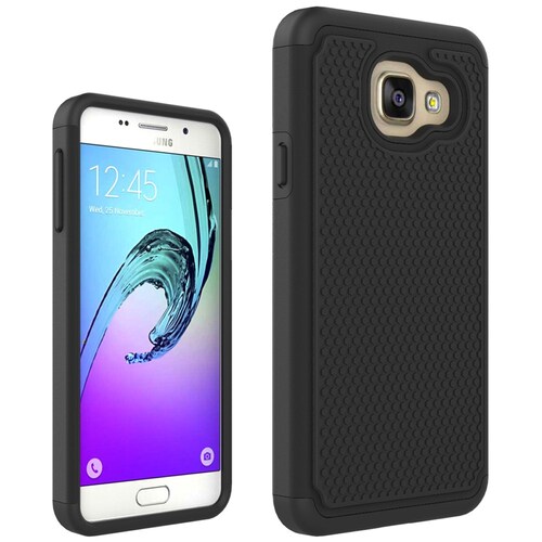 Outdoor Case f�r Samsung Galaxy A3 A310F (2016) Silikon Hybrid Football Grain