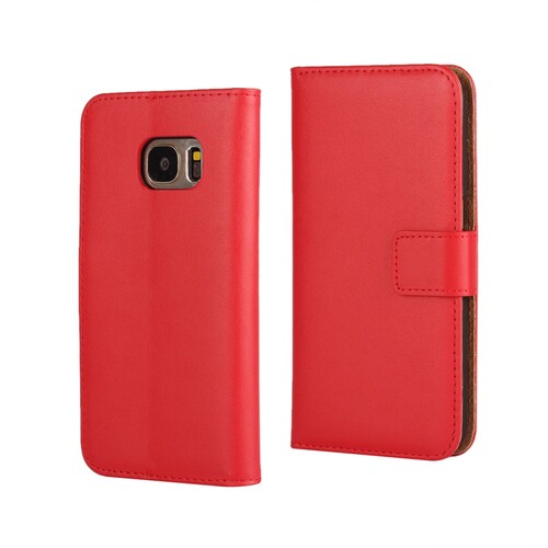 Wallet Case f�r Samsung Galaxy S7 G930 Genuine Split Echt Leder