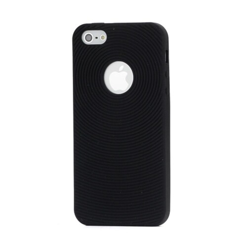 Silikon Case f�r Apple iPhone SE 5 5S Soft Swirling Kreis Muster