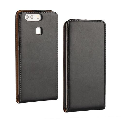 Flip Case f�r Huawei P9 Genuine Split Echt Leder