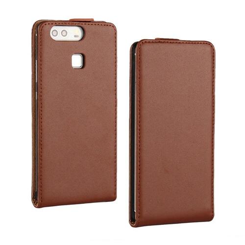 Flip Case f�r Huawei P9 Genuine Split Echt Leder 