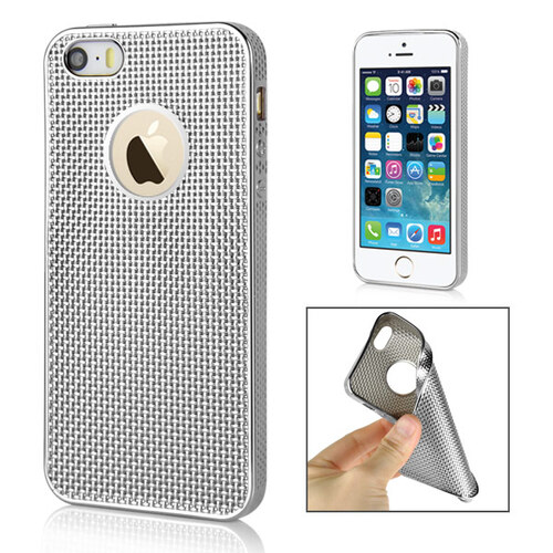 TPU Case f�r Apple iPhone SE 5 5S Soft Metal Chain Look Kette