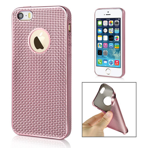 TPU Case f�r Apple iPhone SE 5 5S Soft Metal Chain Look Kette