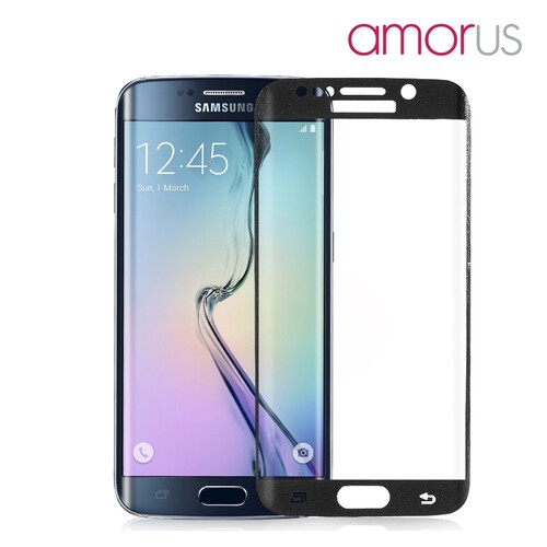 Samsung Galaxy S6 Edge G925 AMORUS Schutzglas Full Coverage Protector 9H