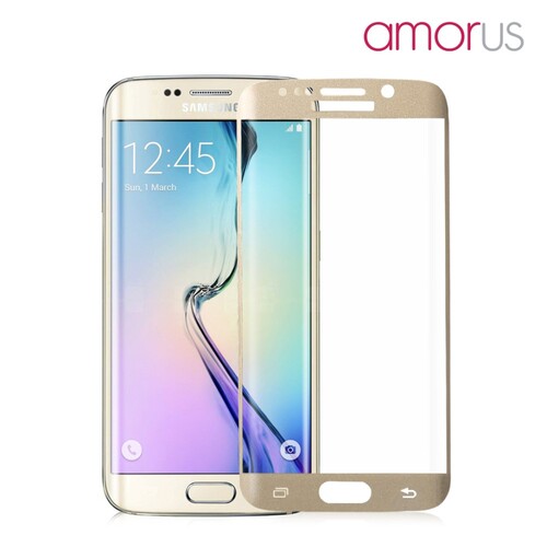 Samsung Galaxy S6 Edge G925 AMORUS Schutzglas Full Coverage Protector 9H 