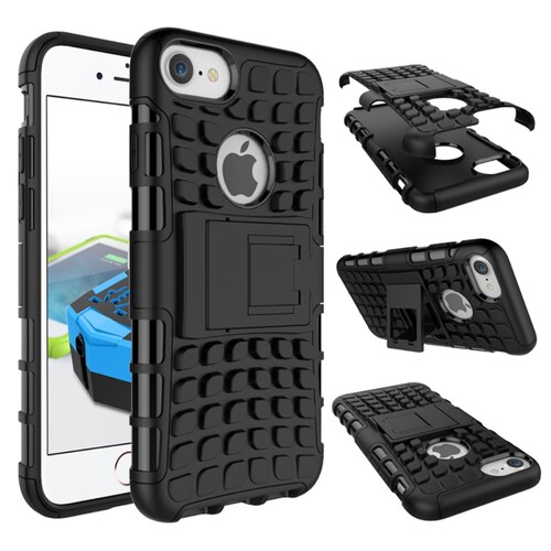 Outdoor Case f�r Apple iPhone 8 7 SE 2020 TPU Hybrid Skidproof Kickstand