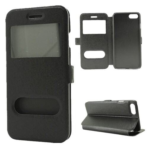 Wallet Case f�r Apple iPhone 8 7 SE 2020 Window View Silk Book Etui