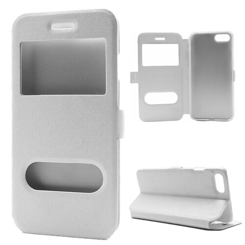 Wallet Case f�r Apple iPhone 8 7 SE 2020 Window View Silk Book Etui 