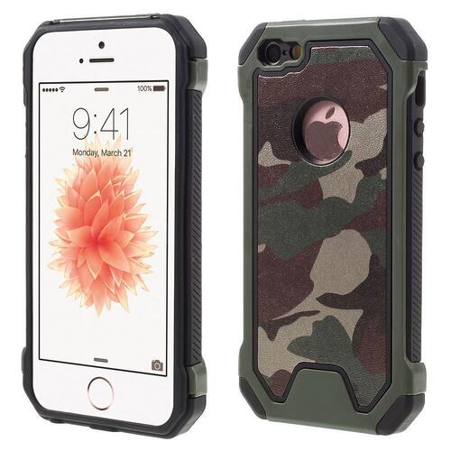 Outdoor Case f�r Apple iPhone SE 5 5S TPU Hybrid Camouflage