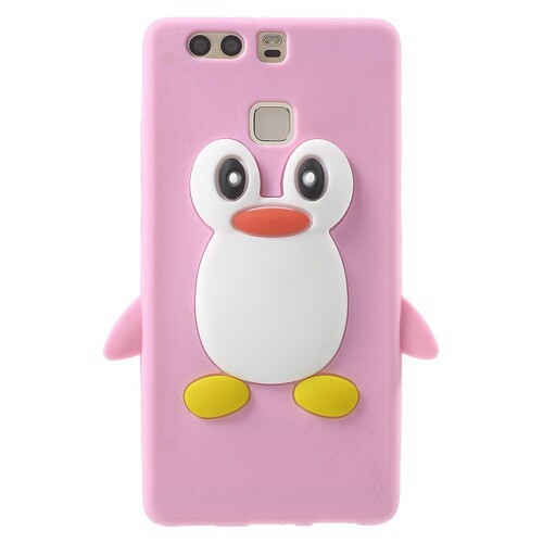 Silikon Case f�r Huawei P9 Soft Cute 3D Pinguin