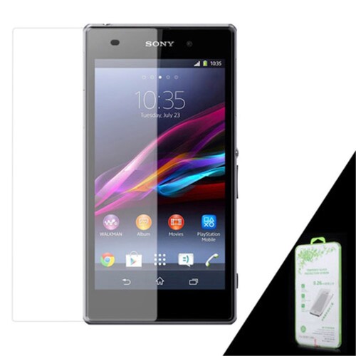 Sony Xperia Z1 C6903 Schutzglas Schutzfolie 0,26mm Screen Protector Film Tuch