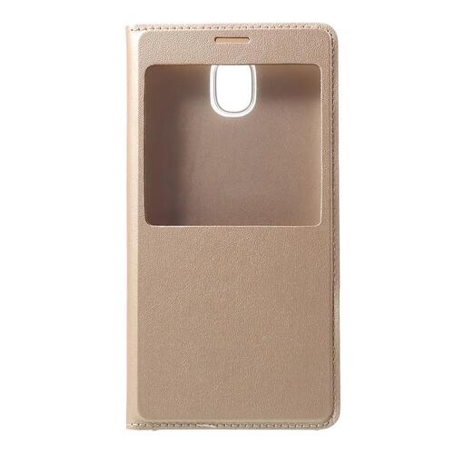 Handy Tasche f�r Samsung Galaxy J5 J530 (2017) Window View Litchi Book Etui Case 