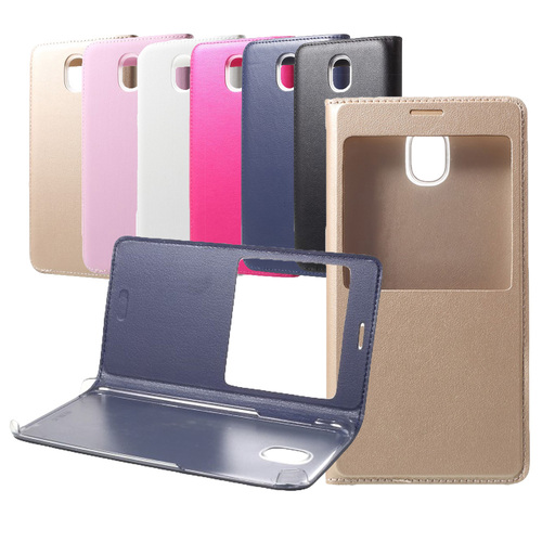 Handy Tasche f�r Samsung Galaxy J5 J530 (2017) Window View Litchi Book Etui Case