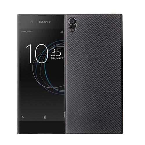 Sony Xperia XA1 TPU Soft Case Carbon Fiber Optik Flexibel