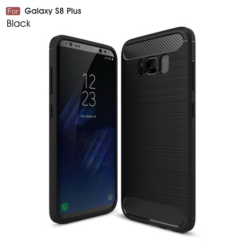 TPU Case f�r Samsung Galaxy S8 PLUS G955 Carbon Skin Brushed