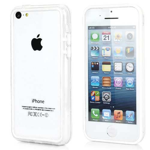 TPU Hybrid Bumper f�r Apple iPhone 5C Transparent