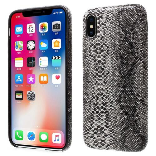 Hard Case f�r Apple iPhone XS X Snake Schlange Optik Skin Muster