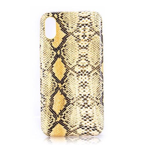 Hard Case f�r Apple iPhone XS X Snake Schlange Optik Skin Muster