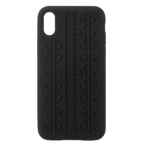 Silikon Case f�r Apple iPhone XS X Soft Reifenprofil 