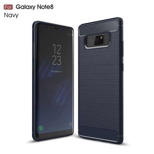 TPU Case f�r Samsung Galaxy Note 8 Carbon Skin Brushed